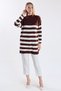 Acı Kahve Striped Knitwear Tunic 5330