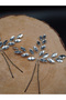Completely Handmade, Stylish and Elegant Wedding and Engagement Bridal Crown and Hair Accessory with Crystal Stones - 5