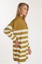 Oil Green Striped Knitwear Tunic 5330 - 6