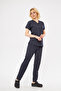 Gray Stretch Fabric Unisex Batwing Sleeve Nurse and Doctor Uniform Scrubs Hospital Uniform Set - 5
