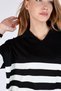 Black Polo Neck Striped Tunic 5340 - 3