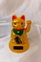 Maneki Neko Feng Shui بركات الحظ السعادة تدعو القط المحظوظ مع لوحة للطاقة الشمسية المنقولة باو Maneki - 2
