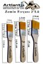 3-Pack Floor Brush Set 1 Pack of 2-3-4 Number Floor Brush for Acrylic Paint Oil Paint Gouache Paint Watercolor