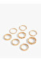 Auger 8-Piece Steel Ring Set - 3
