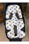 وسادة عربة أطفال فاخرة مع دعم قطني، استخدام على الوجهين - 3