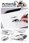 Woodless Graffiti Pencil 9 in 1 Pack Woodless Charcoal Pencil Fuzen Pen Drawing Pen for Sketching and Charcoal - 5