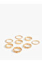 Auger 8-Piece Steel Ring Set - 2