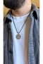 Göktürk Unisex Stainless Steel Medallion Necklace - 3