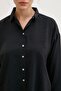 Black Modal Basic Shirt - 3