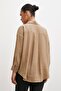 Basic Modal Fabric Camel Shirt - 3