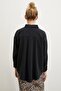 Black Modal Basic Shirt - 4