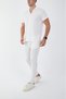 White Color Slim Fit Men's Pants - Shirt Bottom Top Set - 2
