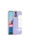 Xiaomi Redmi Note 11 Compatible Case Golden Silicone Case Lilac