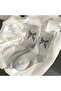 4 Pairs Women's Bow Heart Pattern Socks Women's Seasonal Long Multicolor Socks - 5