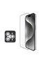 iPhone 16 Pro Compatible Licensed Case + Screen Protector + Lens Protector 3in1 Accessory Set Black - 4