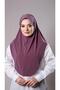 Violet Practical Ready-made Interlocking Hijab Scarf Sandy Fabric Plain Hijab 2308_21