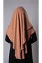 Puppy Mouth Practical Ready-made Interlace Hijab Scarf Cotton Jazz Fabric Double Layer Cross Hijab 2304_35 - 5