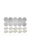 Epoxy Silicone Mold Serrated Edge Magnet Mold (6.8 cm 10 Lu) - 2