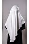 Cream Practical Ready Interlocking Hijab Scarf Cotton Jazz Fabric Plain Hijab 2306_40 - 4