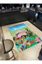 Yilmaz Collection Multicolored Sky Mountain Cacti Creative Modern Decorative Carpet Yılmaz37 - 2