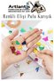 Handicraft Flake Mixed Shaped 1 Pack of 1000 Colorful Shaped Flake Iridescent Sequin Shimmer Ornament School Front - 3