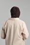 Practical Brown Hijab Scarf - Pleated Hijab with Back Snaps 2406_14 - 3