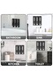 3Pcs Black 400ml Hand Sanitizer Soap Dispenser Manual Shampoo Liquid Holder Bathroom Kitchen Sink A-52 - 4