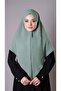 Green Practical Ready-made Interlocking Hijab Scarf Aerobin Fabric Cross Hijab 2307_32 - 2