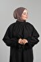 وشاح حجاب من فرو المنك - سهل التركيب جاهزًا عمليًا، مطوي مع أزرار كبس على الظهر Hijab 2406_10 - 2
