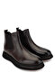 Men's Genuine Leather Brown Casual Boots - 2