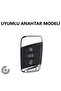 Volkswagen Passat Golf Arteon Tiguan Glossy Tpu Key Case Cover (Silver - Without Sustas) - 2