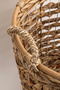 Meander Water Hyacinth Round Natural Basket Set of 3 5115 - 6