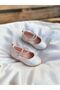 Girl's Ankle Wrap Velcro Ballerinas