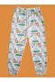 Long Sleeve Patterned Children's Pajama Set # Printed Children's Pajama Set # Laundry Room # Aslandesenli - 3