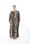 Women's Multicolor Patterned Large Size Dress - 5