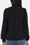 Ruffle Detail Judge Collar Long Sleeve Shirt - 8