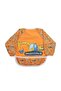 Patterned Character Printed Sleeves Wearable Baby Food Bib