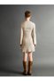 Xside Crew Neck Textured Women's Knitwear Dress - 4
