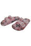 Women's Dusty Pink-Butterfly Double Buckle Non-Slip Sole Daily Walking Slippers - 5
