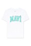 Logo Printed Turquoise Girl's T-Shirt m 7610109 -71643 - 2