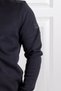 سترة سوداء برقبة على شكل حرف 0 من Interview Wraps - 6