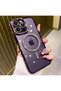 iPhone 14 Pro Max Protective Case with Protected Camera on the Sides Stones and Glitter Magsafe - 4