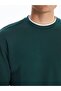 Lcw Casual Crew Neck Embroidered Long Sleeve Men's Thick Sweatshirt - 3