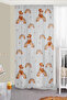 Double Winged Baby Kids Room Background Curtain with Teddy Bear