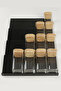 4 Pieces Drawer Spice Rack Organizer Stand Inside Cabinet Organizer (Piano Black - Black) Z305 - 6