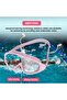 Premium Swimming Goggle | Anti-fog & Uv Protection | Pink | Stylish Big Frame - 5