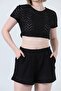 Black Mesh Wholesale Shorts - 4