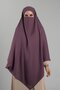 Purple Practical Ready-To-Wear Hijab Scarf Crepe Lace-Up Souffle Hijab 2313_22