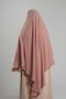 Yavruağzı Practical Ready-To-Wear Hijab Scarf with Crepe Laces and Soufflé Hijab 2313_35 - 3