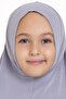 Gray Practical Ready-made Young Hijab Bonnet Sandy Fabric Plain Hijab 2312_15 - 6